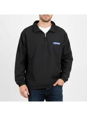 North End Cinnabon Uniform Softshell Jacket Coat Mens XL Black Windbreaker